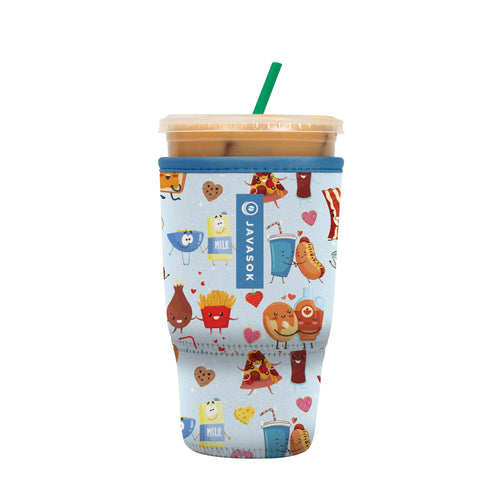 Sok It JavaSok insulated neoprene sleeve for iced coffee keeps drinks cold