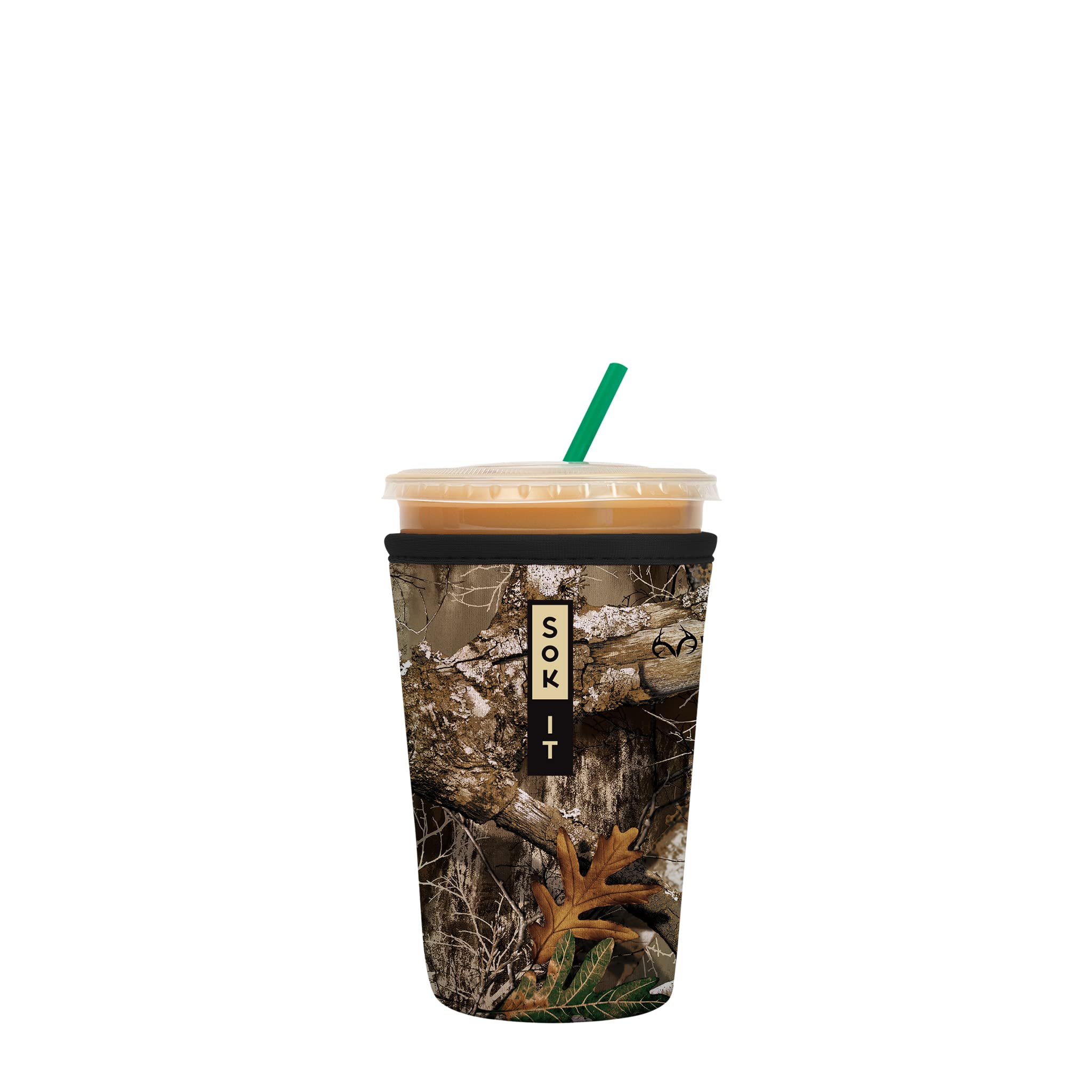 Sok It JavaSok insulated sleeve RealTree Edge camouflage keeps drinks cold and hands warm