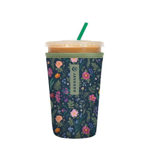 Sok It JavaSok iced coffee sleeve keeps drink cold and hands dry for 22-28oz cups.