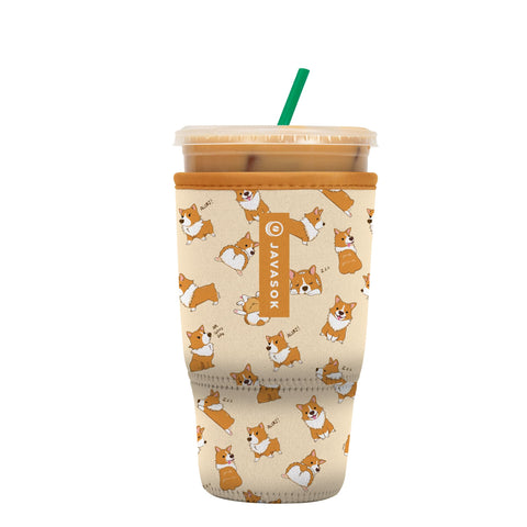 Sok It JavaSok iced coffee sleeve protects hands while keeping the drink cold.