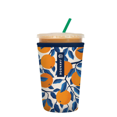 Sok It JavaSok iced coffee sleeve shows portable design for on-the-go chilling.