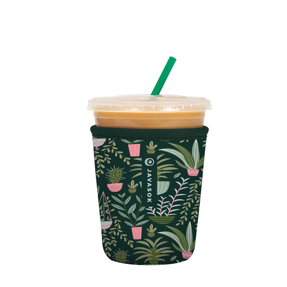 Sok It JavaSok insulated sleeve for iced coffee with a cold drink and comfortable grip