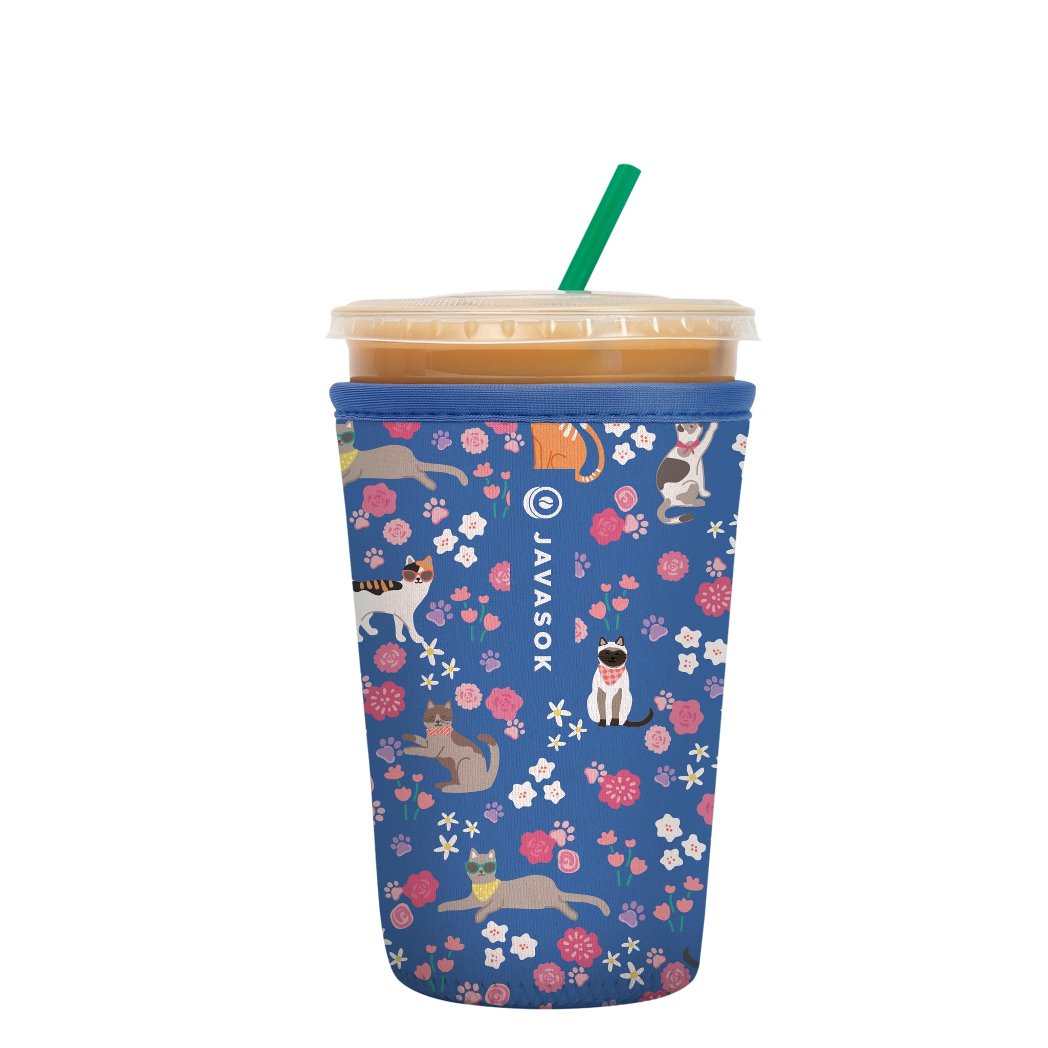 Sok It JavaSok iced coffee sleeve keeps drinks cold and hands dry during on-the-go use