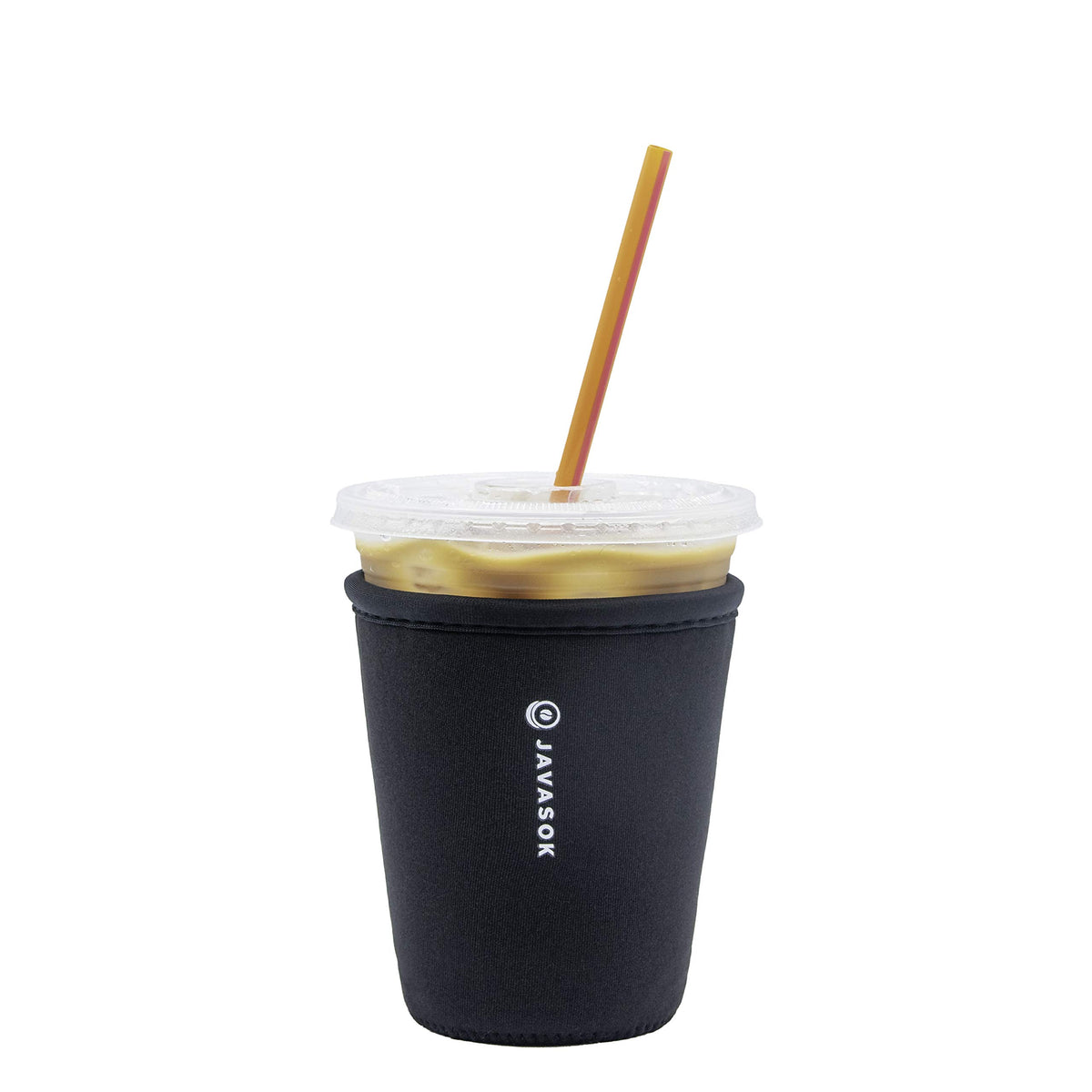 Sok It JavaSok insulated sleeve in black keeps 16-20oz drinks cold longer.