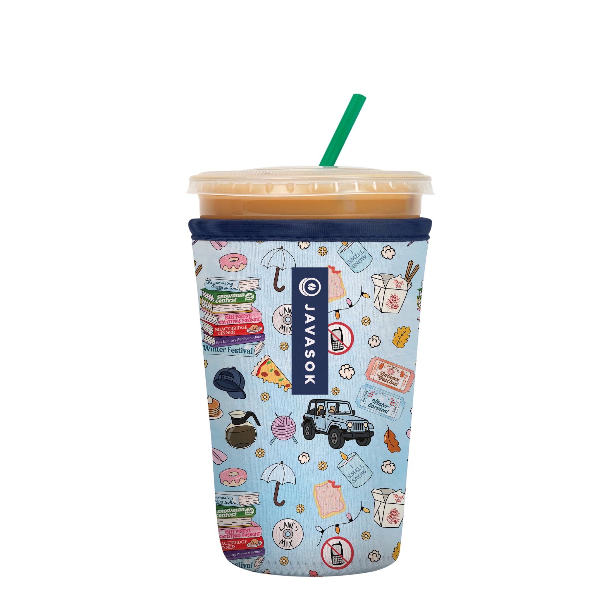 Sok It JavaSok insulated cup sleeve keeps beverages cold and condensation at bay.
