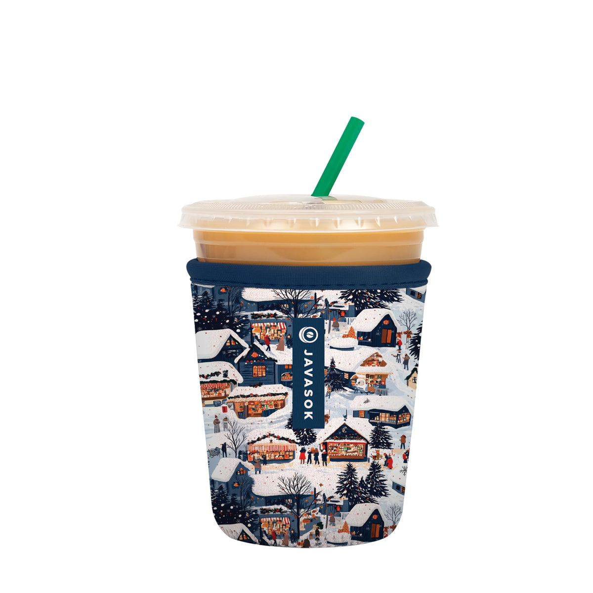 Sok It JavaSok insulated neoprene sleeve - front view keeps beverage cold