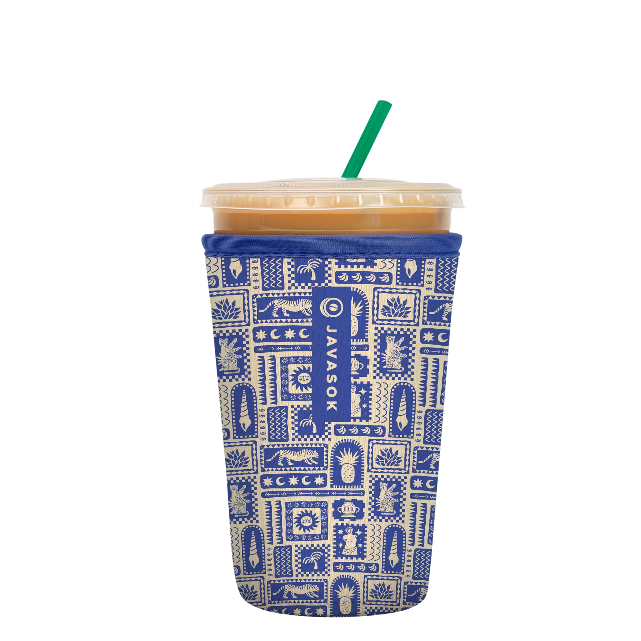 Sok It JavaSok off-the-grid iced coffee sleeve keeps drinks chilly on the go.
