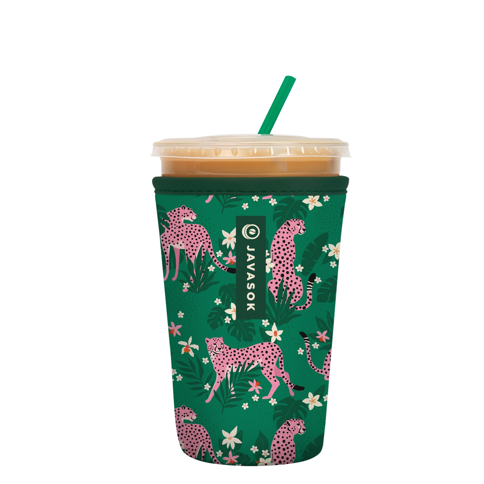 Sok It JavaSok Paradise Prowl sleeve front view keeping drinks cold and hands comfortable.