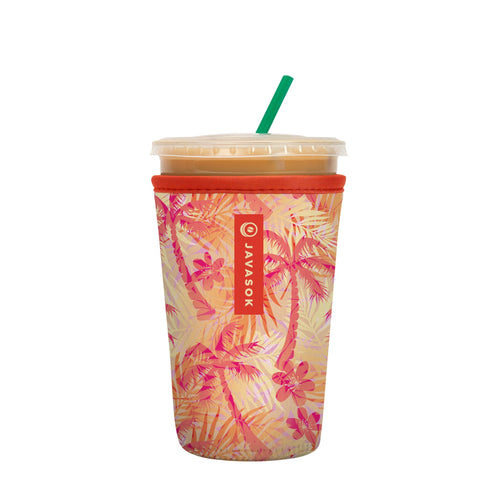 Sok It JavaSok Tropical Dream sleeve on 22-28oz bottle with secure grip.