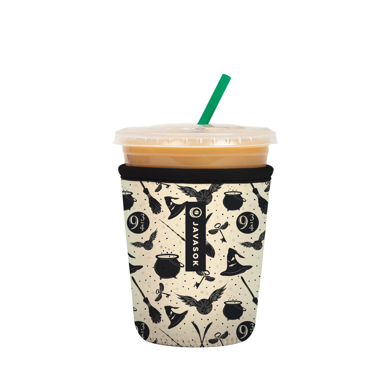 Sok It JavaSok insulated sleeve closeup highlights durable neoprene texture for cold drinks.