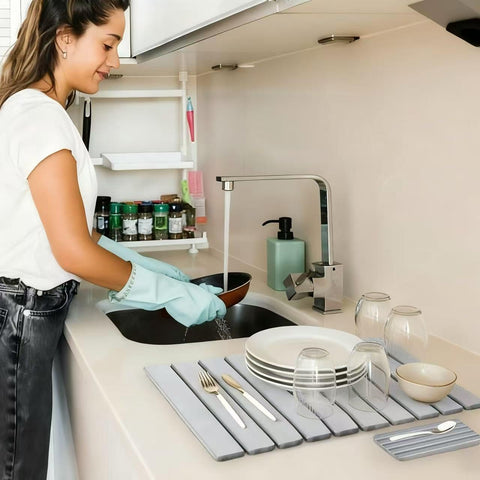 SOKINCLR kitchen-drying-set foldable storage enhances counter space.