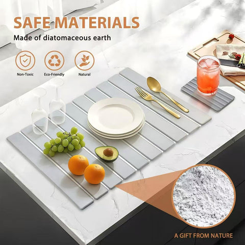SOKINCLR water-absorption mat helps quick air-dry results.