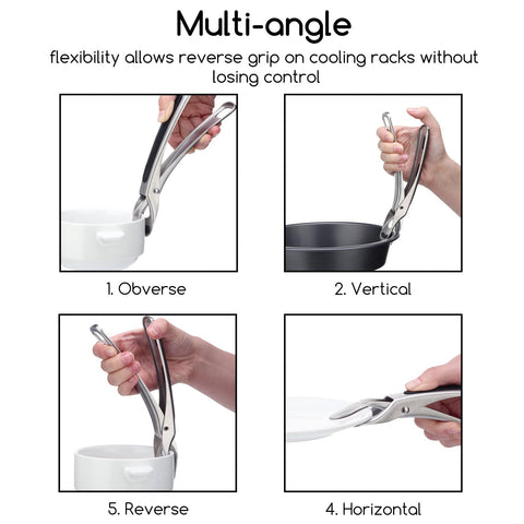 Dishwasher safe SOLEADER plate gripper for easy cleanup after cooking