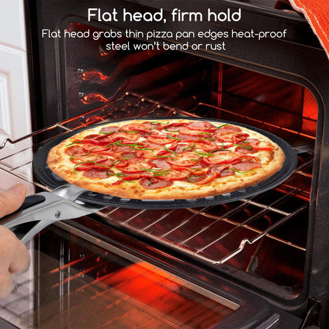 Multi-angle removal of plates and pans from microwave and air fryer