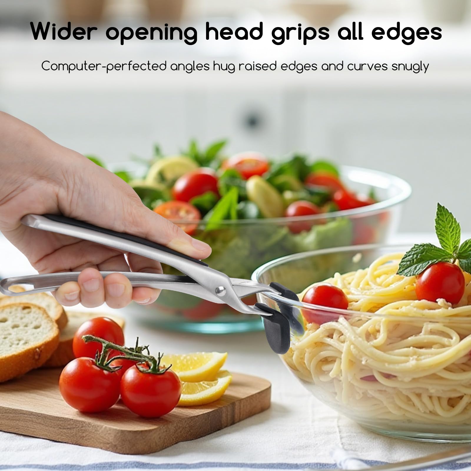 SOLEADER plate gripper for microwave to toaster oven: easy hot-plate retrieval.