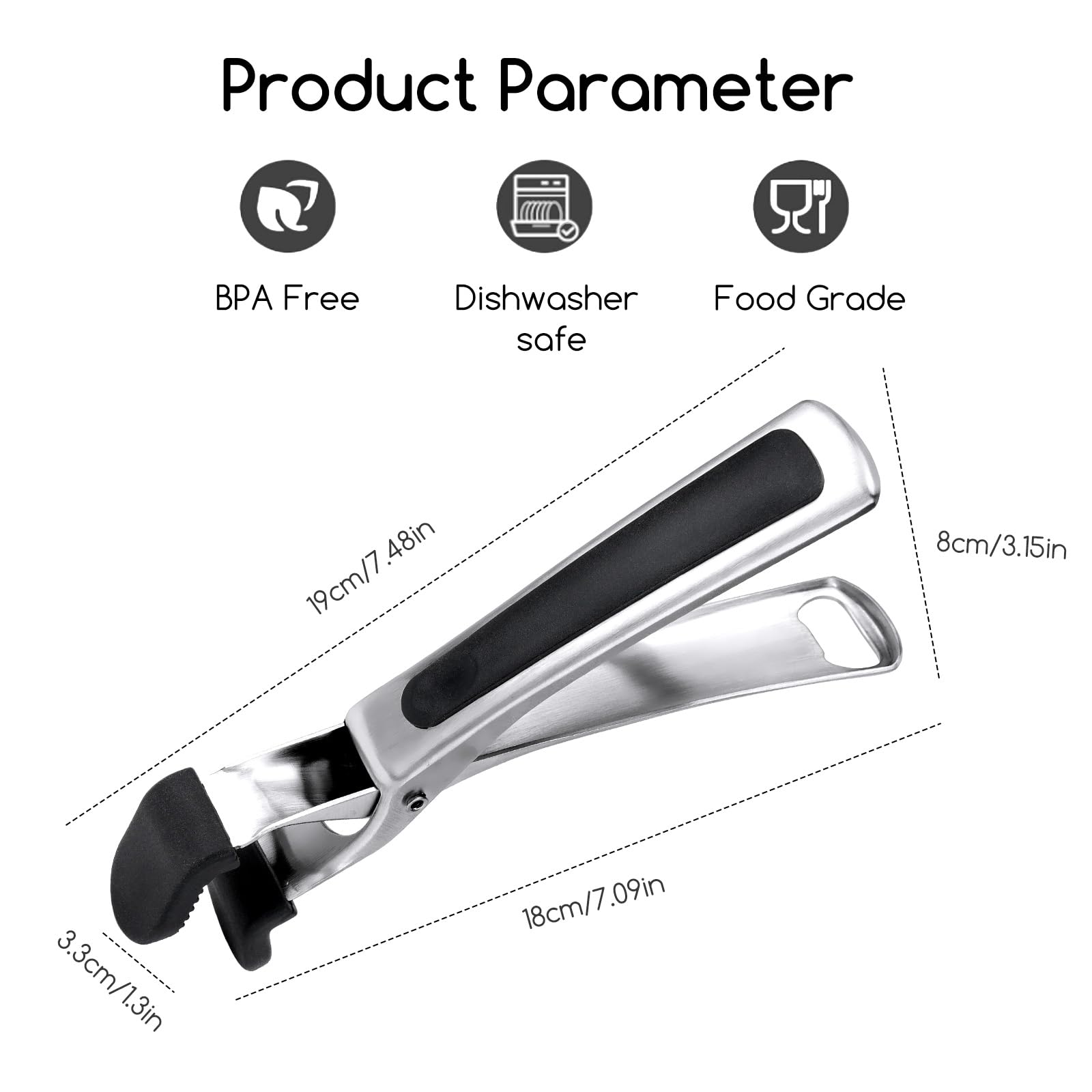 SOLEADER plate gripper stainless steel: durable everyday kitchen tool.
