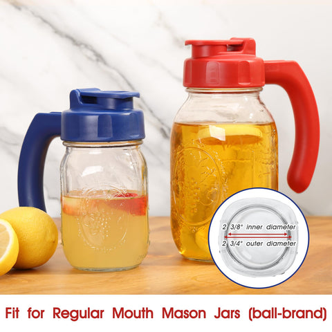 SOLIGT airtight seal improves freshness when sealing drinks in regular mouth jars.