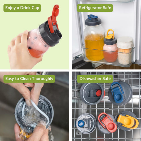 SOLIGT compatibility with Ball regular-mouth jars for simple substitutions.