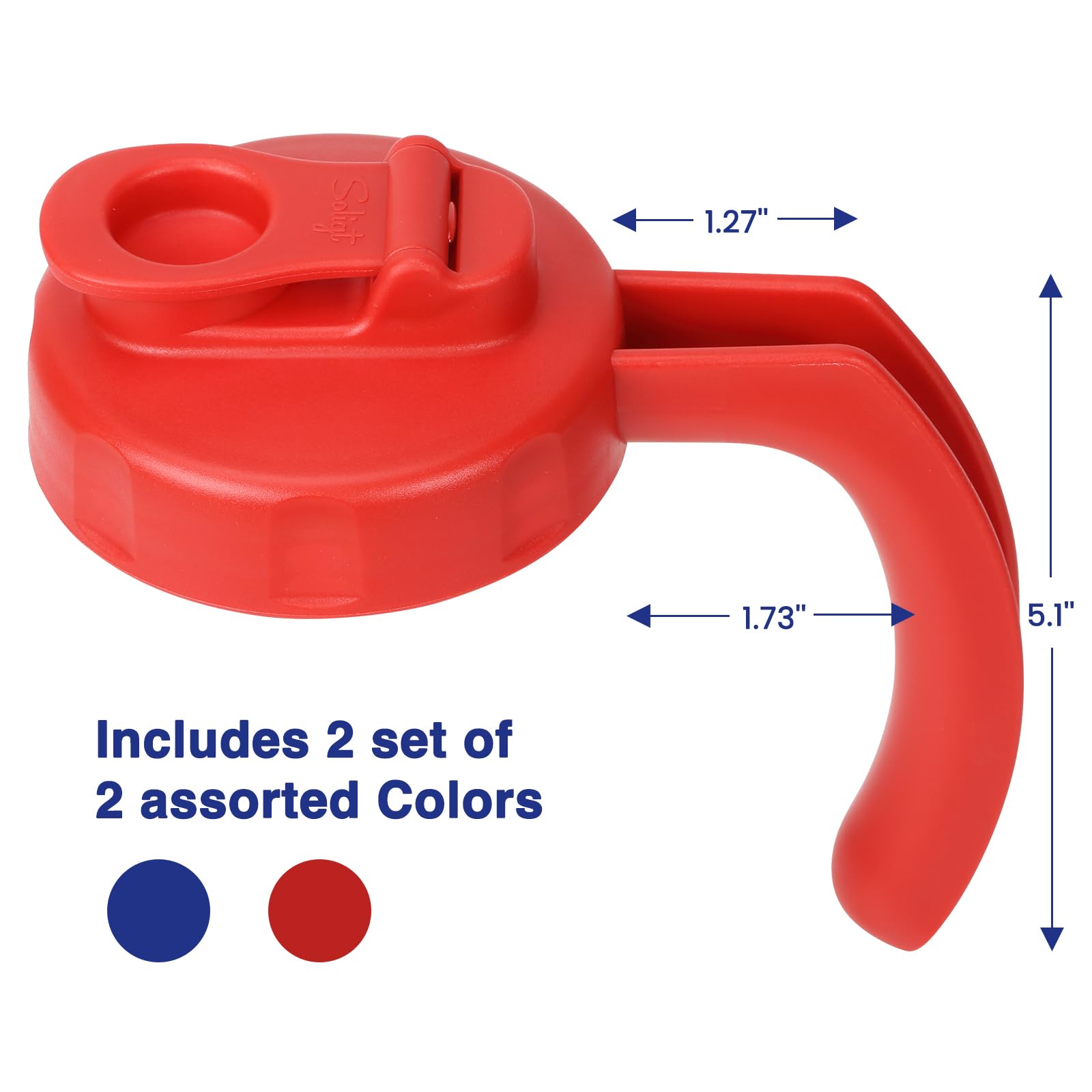 SOLIGT Ball-wide-mouth lid fits standard jars for versatile storage.