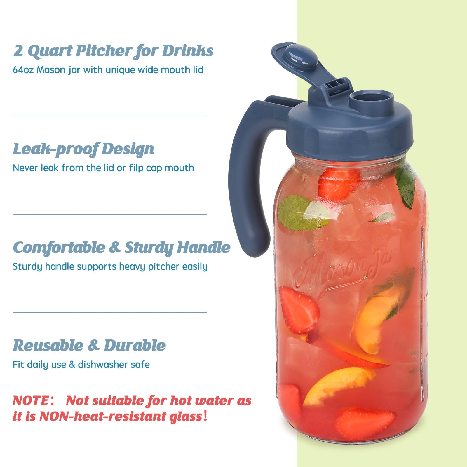 SOLIGT BPA-free lids with silicone gaskets for reliable sealing.