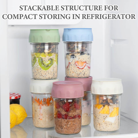 SOLIGT color-set adds a cheerful touch to oats prep and portion control.