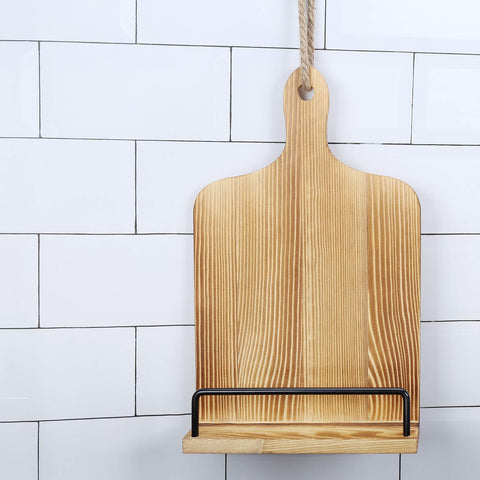 SOLIGT flexible page holder keeps recipes open without blocking the view.
