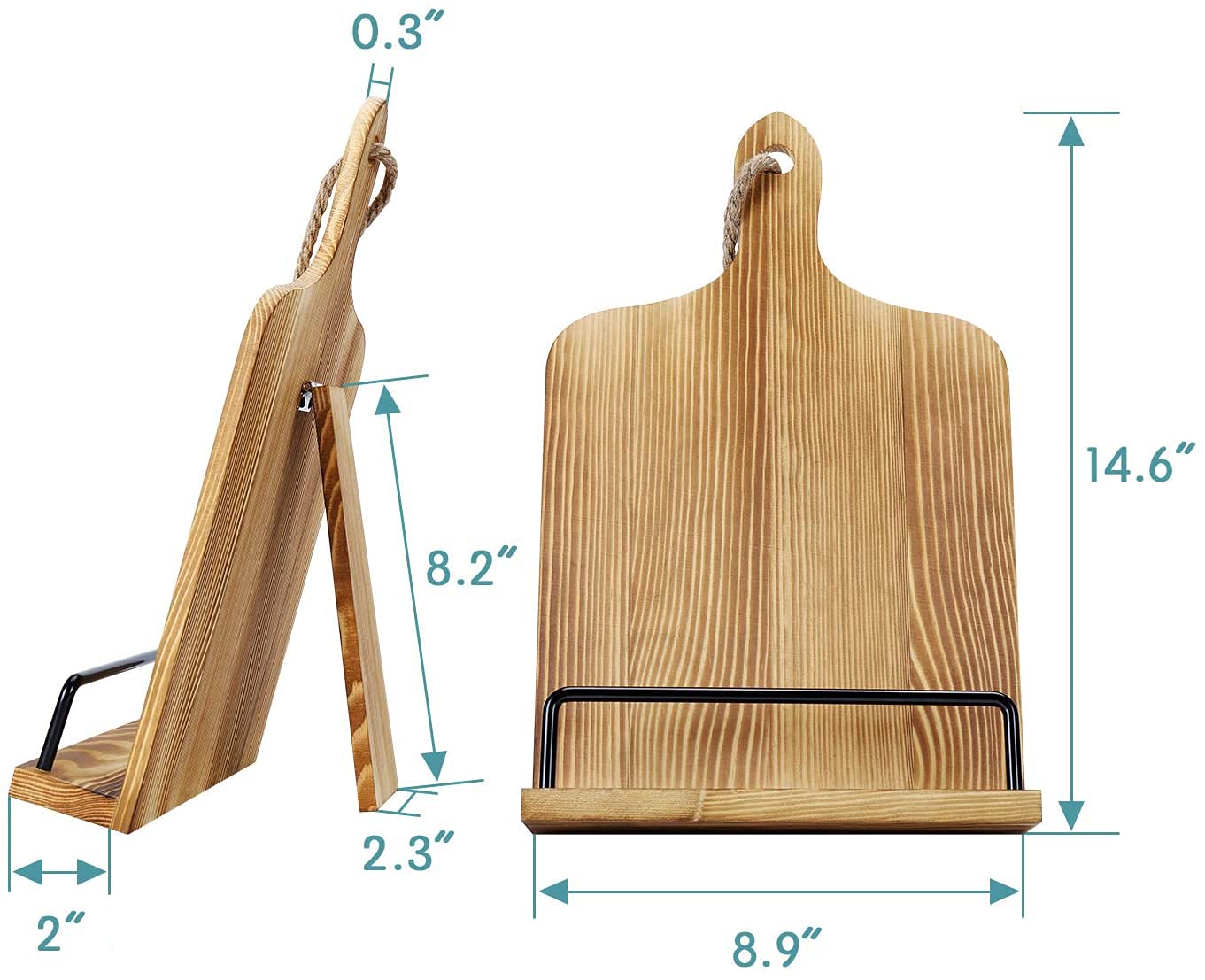 SOLIGT stylish counter stand enhances kitchen decor and organization.