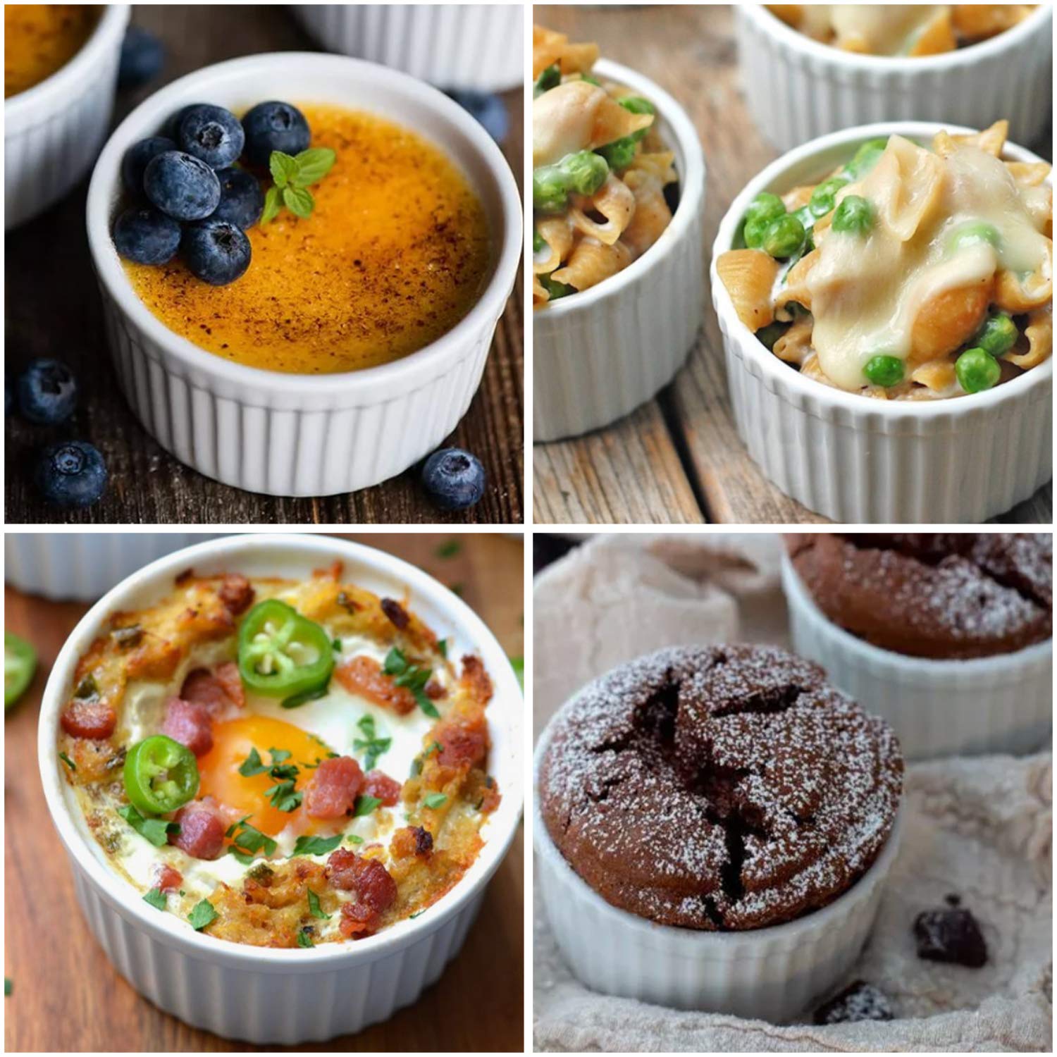SOLIGT Creme Brulee set ready-to-bake setup for straightforward dessert prep.