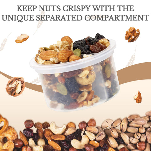 SOLIGT folding spoon tucked into lid for easy portability.