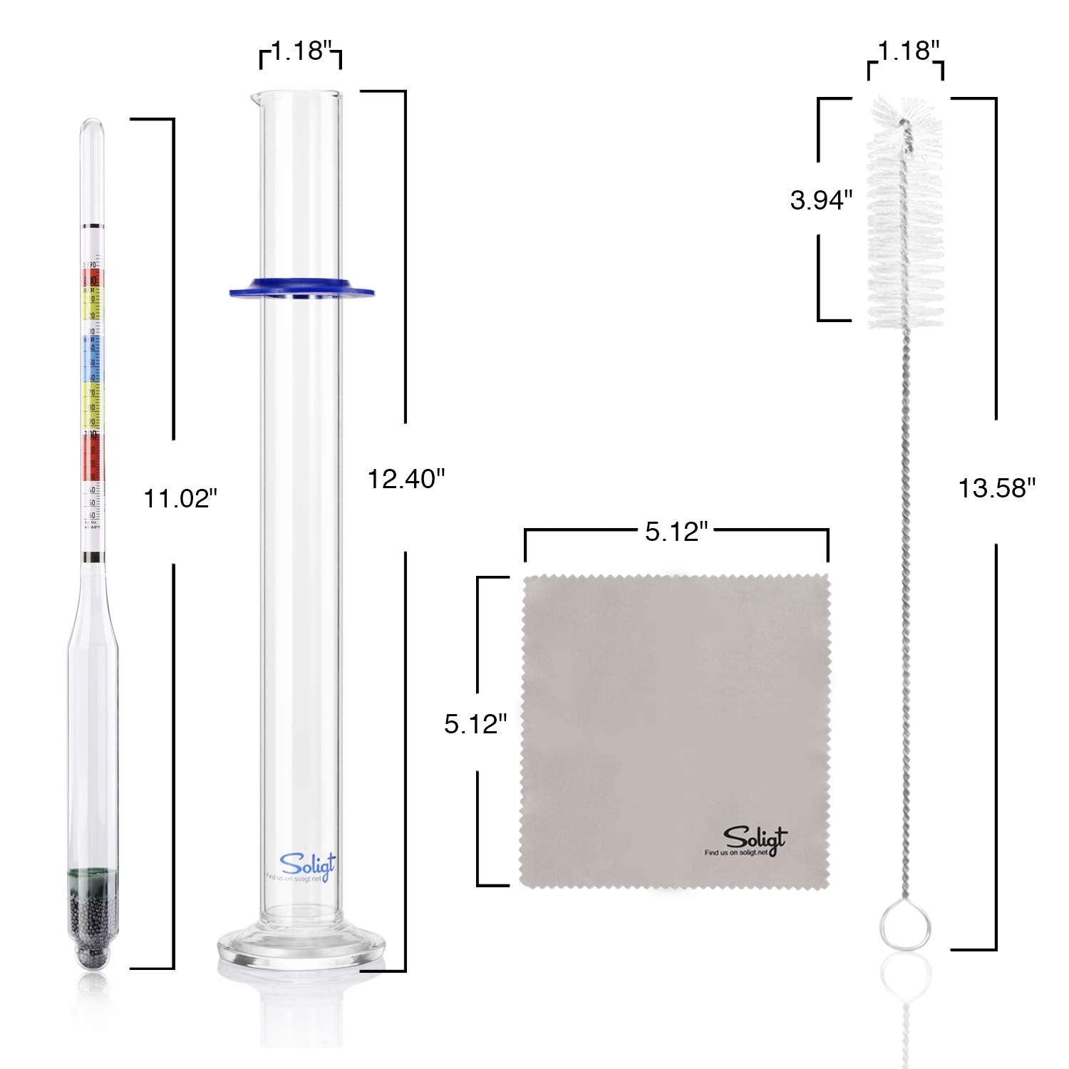 SOLIGT instruction sheet with conversion chart for quick reference