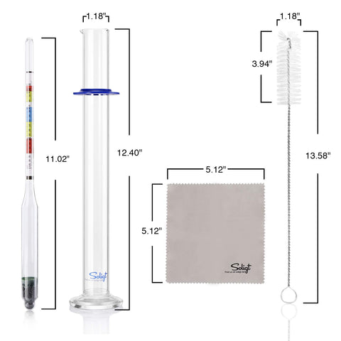 SOLIGT instruction sheet with conversion chart for quick reference