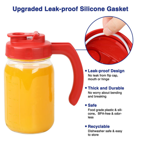 SOLIGT open-design handle pour cap enabling one-handed use.