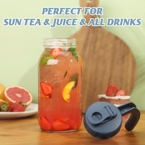 SOLIGT 64 oz capacity ideal for sun tea and cold brews.