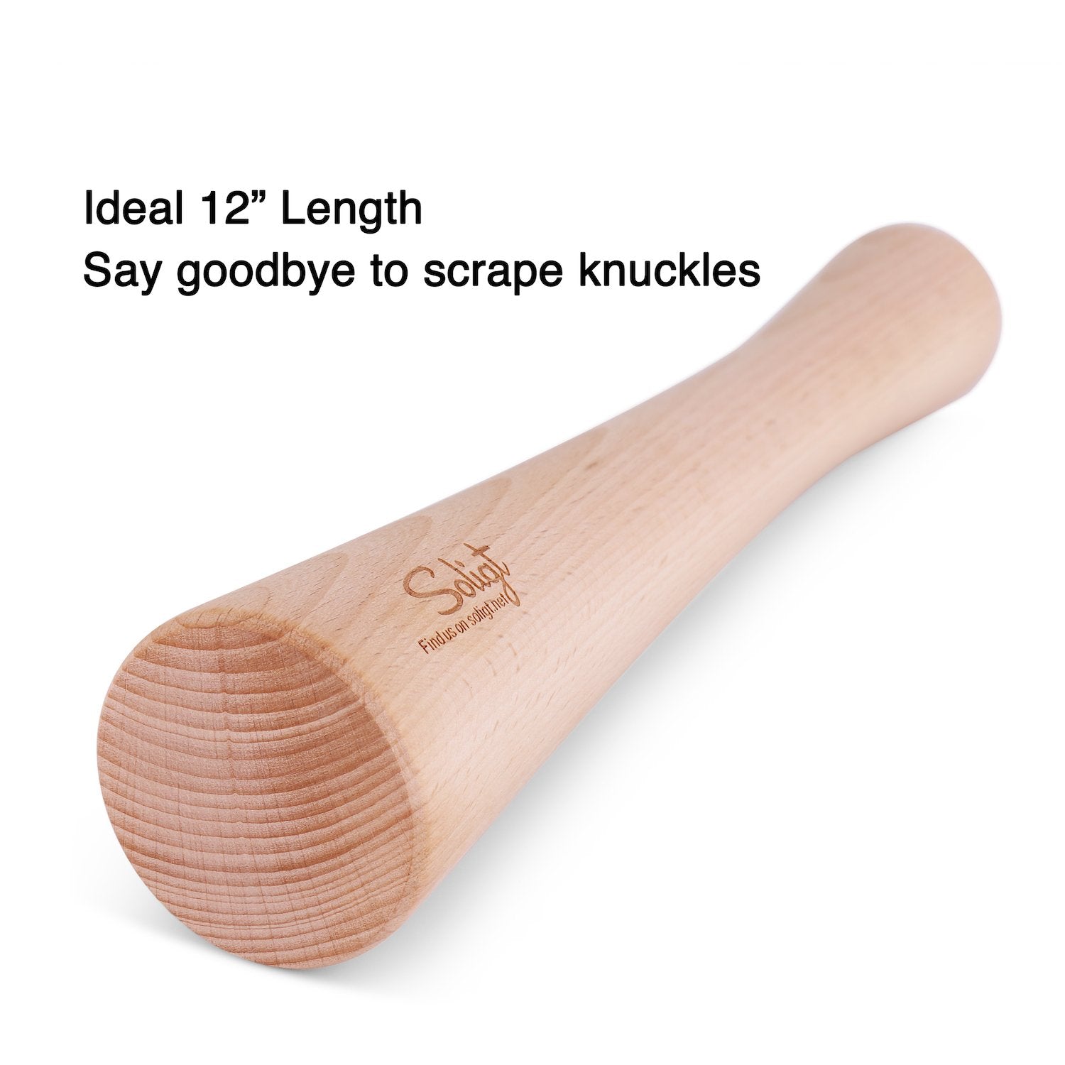 SOLIGT pounder fits Fido-style jars for versatile fermentation processing.