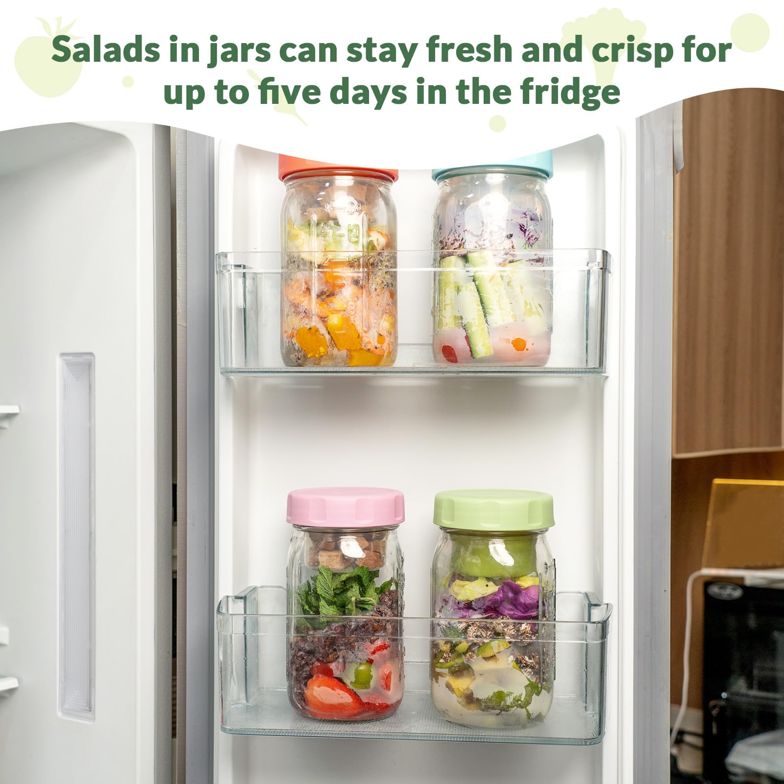 SOLIGT wide-mouth mason jar design highlights durability and eco-friendly storage