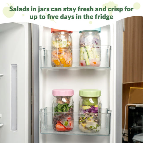 SOLIGT wide-mouth mason jar design highlights durability and eco-friendly storage