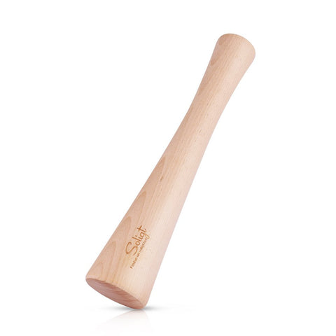 SOLIGT sauerkraut pounder 12-inch solid wood for easy fermentation packing.