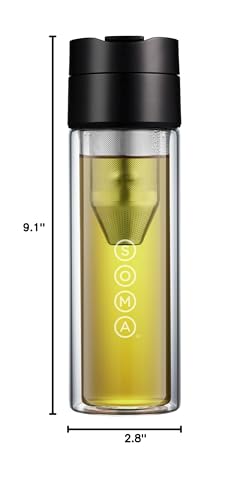 Soma bottle sustainable reusable design reduces disposable cup waste.