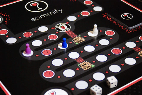 Sommify dry-erase markers enable quick scorekeeping and notes.