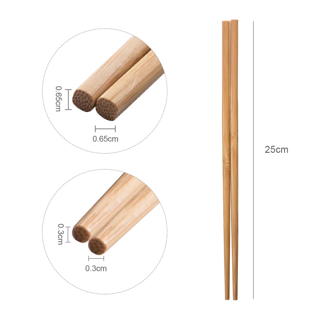 SOMOYA bamboo chopsticks natural texture highlighting grain and warmth