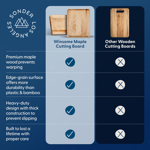 Sonder Los Angeles Winsome Maple Cutting Board elegant charcuterie setup