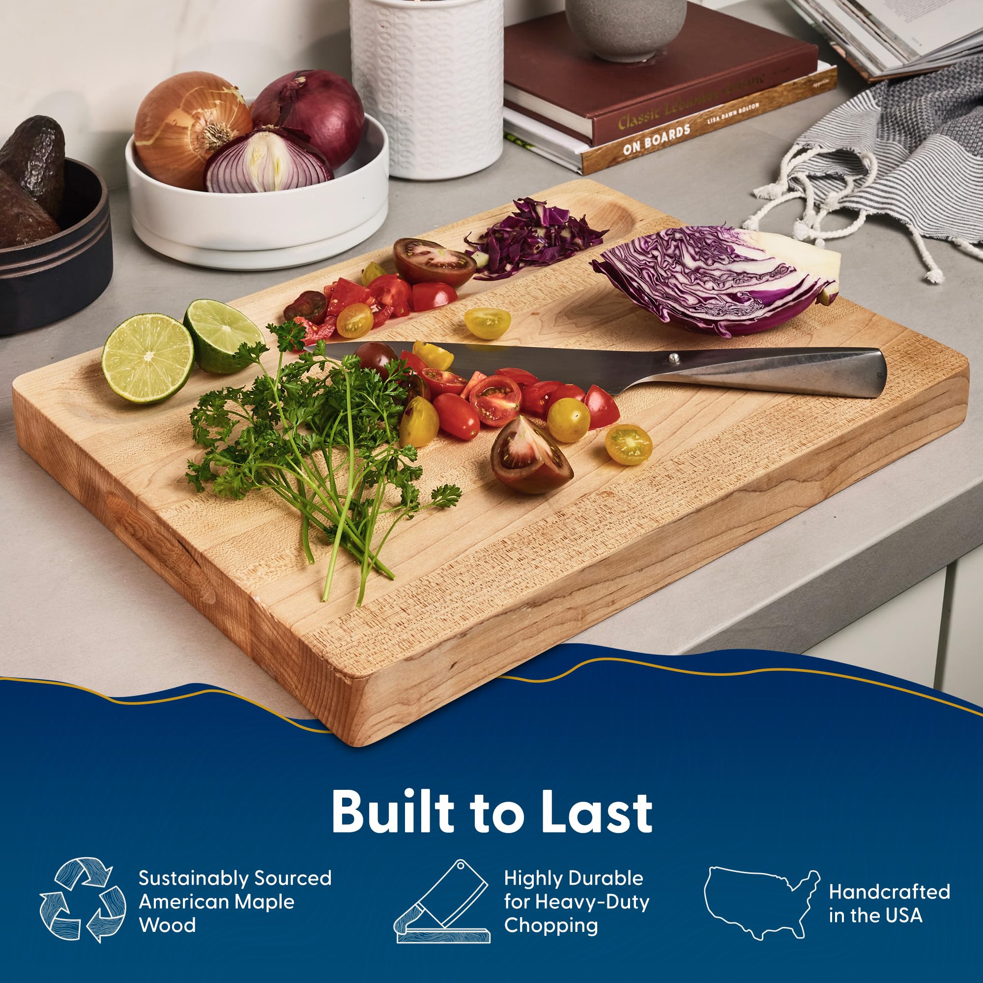 Sonder Los Angeles Winsome Maple Cutting Board gift box included
