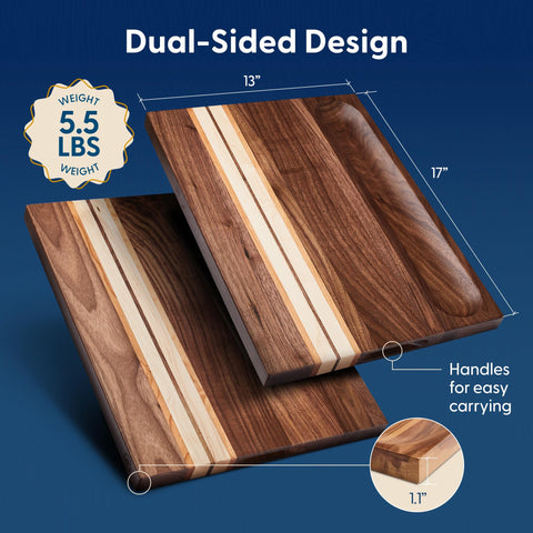 Sonder Motley triwood design highlights walnut, maple, and cherry for a stylish kitchen centerpiece.