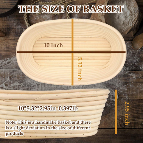 Sondiko bread proofing cloth liner with baskets for tidy, reusable proofing sessions.
