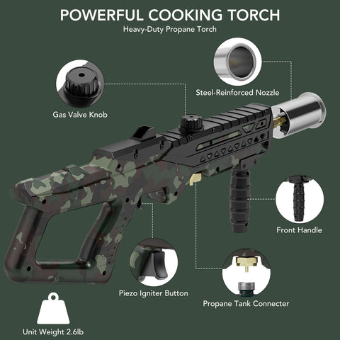 Sondiko torch used for campfire ignition and outdoor cooking tasks