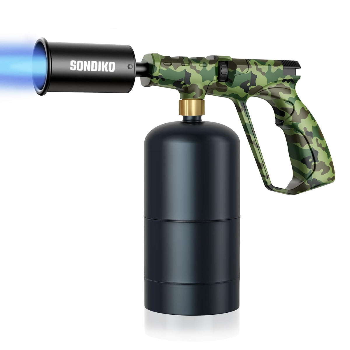 Sondiko propane torch head ignition for quick, reliable starts in kitchen and outdoors