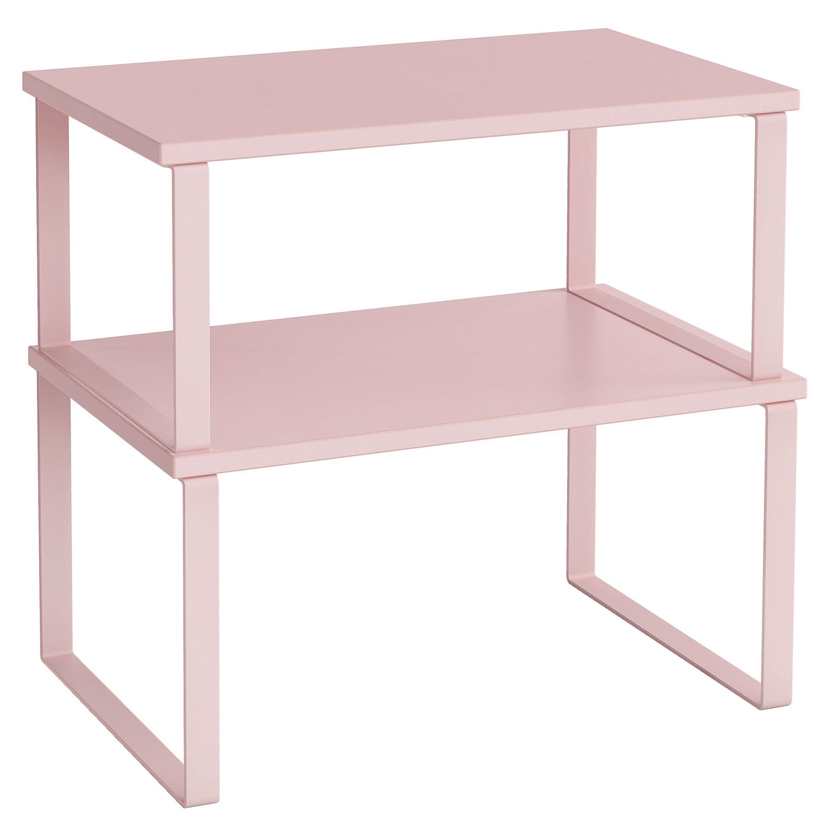 SONGMICS cabinet organizer shelf two-pack on kitchen counter for spices and jars