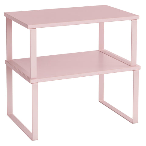 SONGMICS cabinet organizer shelf two-pack on kitchen counter for spices and jars