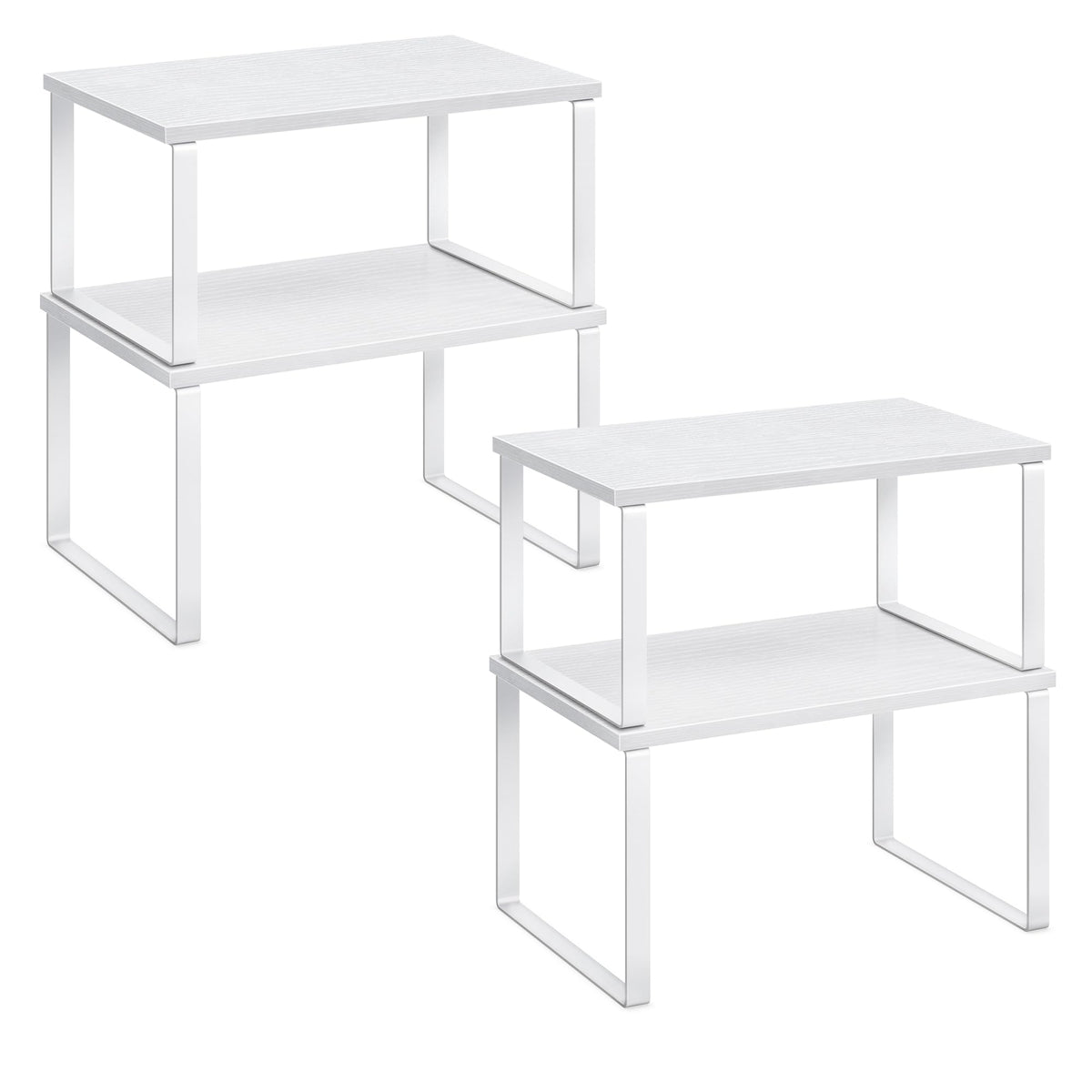 SongMICS cabinet organizer shelf with spice storage on countertop for easy access