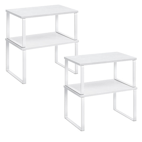 SongMICS cabinet organizer shelf with spice storage on countertop for easy access